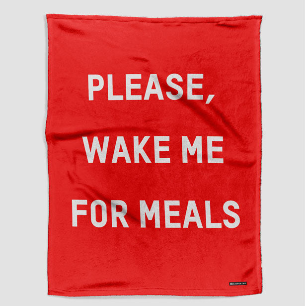 Wake Me For Meals - Blanket - Airportag