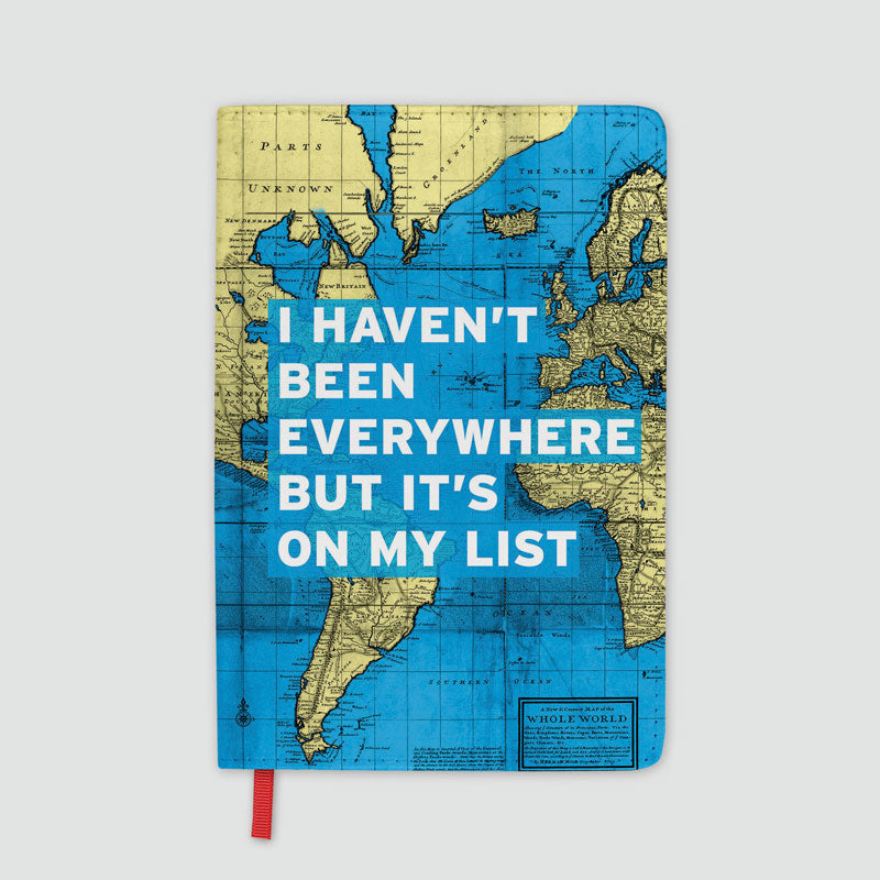 I Haven't Been - World Map - Journal