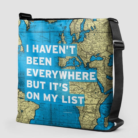 I Haven't Been - World Map - Tote Bag - Airportag