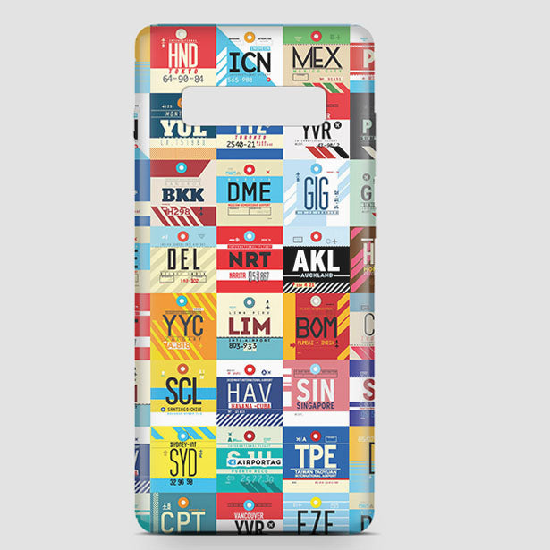 Worldwide Airports - Phone Case - Airportag