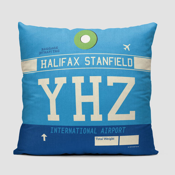YHZ - Throw Pillow - Airportag