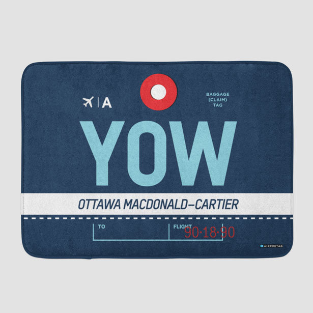 YOW - Bath Mat - Airportag