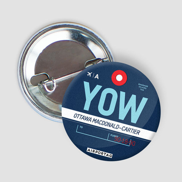 YOW - Button - Airportag