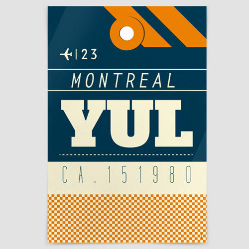 YUL - Poster - Airportag