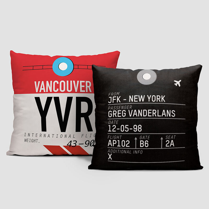 YVR - 枕を投げる