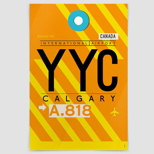 YYC - Poster - Airportag