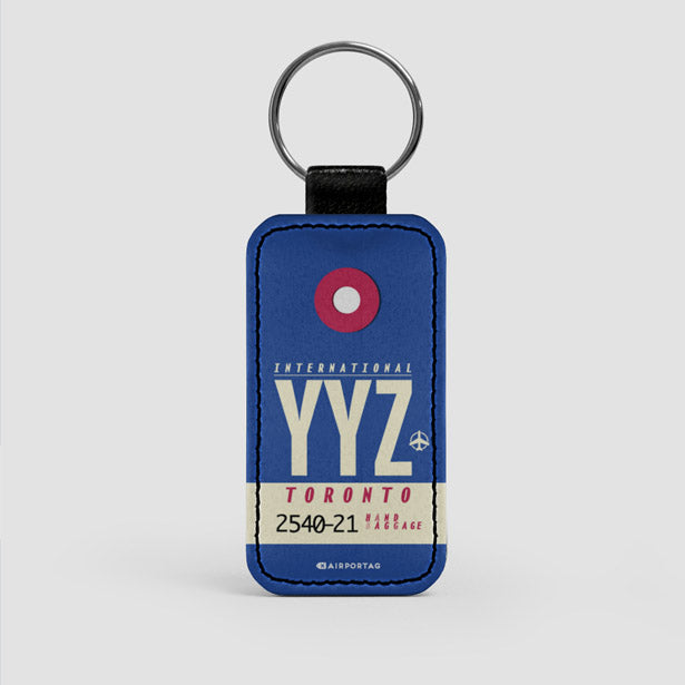 YYZ - Leather Keychain - Airportag