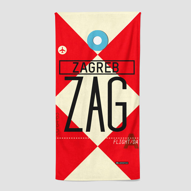 ZAG - Beach Towel - Airportag