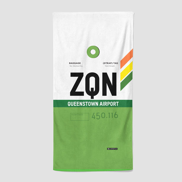 ZQN - Beach Towel - Airportag