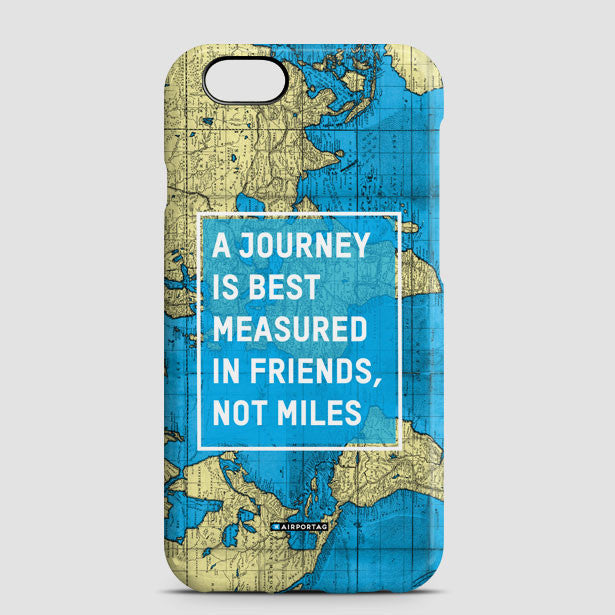 A Journey is - World Map - Phone Case - Airportag
