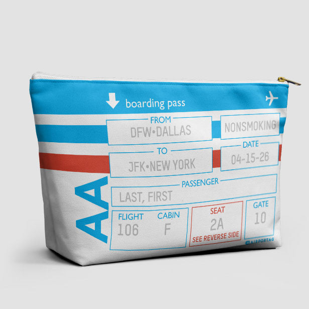 AA Boarding Pass - Pouch Bag - Airportag
