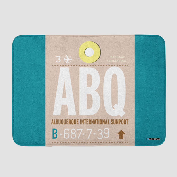 ABQ - Bath Mat - Airportag
