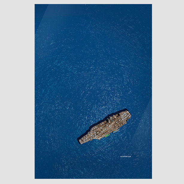 Aircraft Carrier - Poster airportag.myshopify.com