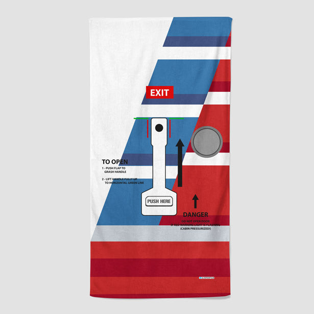 AA Door - Beach Towel airportag.myshopify.com