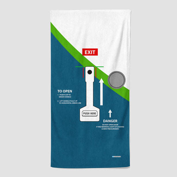 EI Door - Beach Towel airportag.myshopify.com