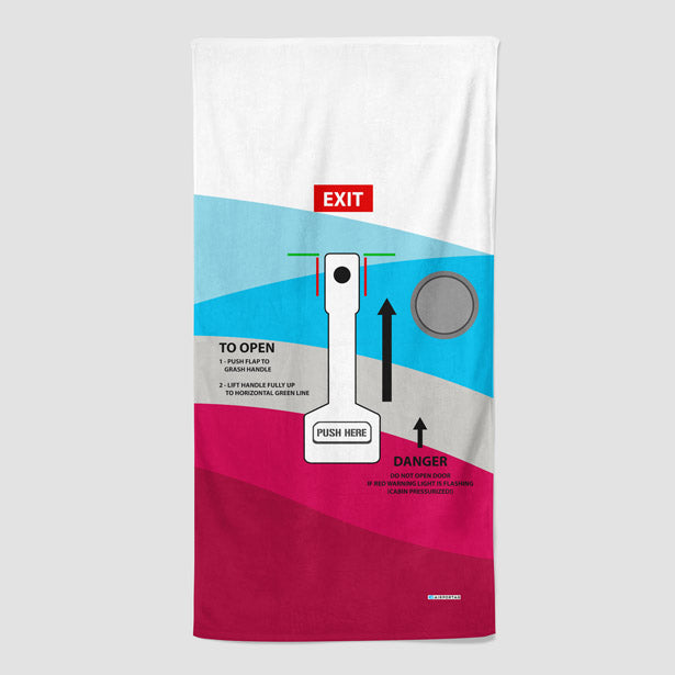EW Door - Beach Towel airportag.myshopify.com