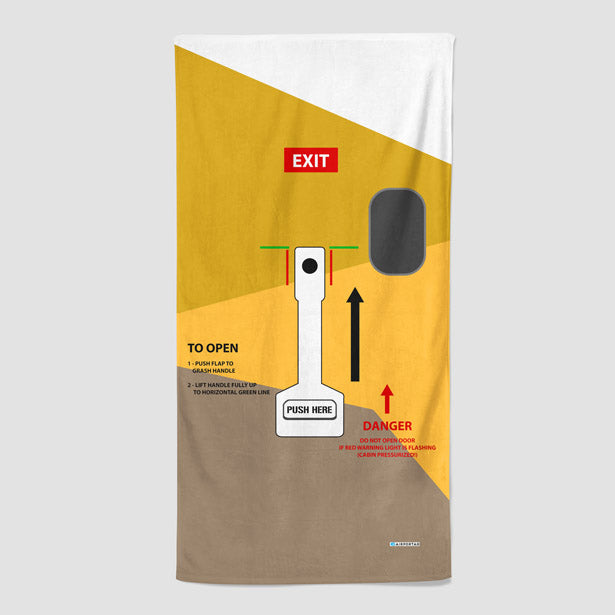 EY Door - Beach Towel airportag.myshopify.com