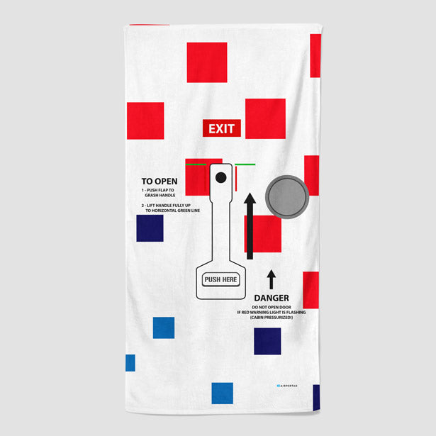 OU Door - Beach Towel airportag.myshopify.com