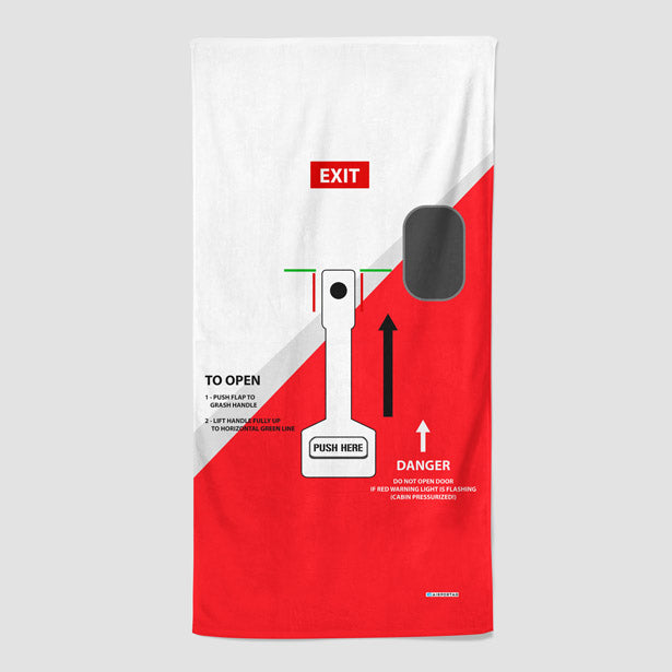 QF Door - Beach Towel airportag.myshopify.com