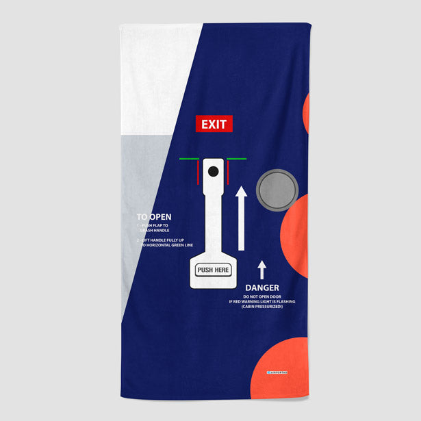 SN Door - Beach Towel airportag.myshopify.com