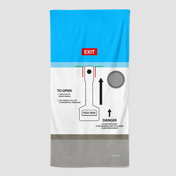 UA Door - Beach Towel airportag.myshopify.com