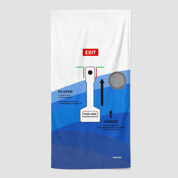 VS Door - Beach Towel airportag.myshopify.com