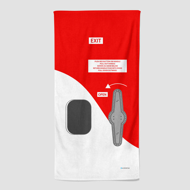 VS Door - Beach Towel airportag.myshopify.com