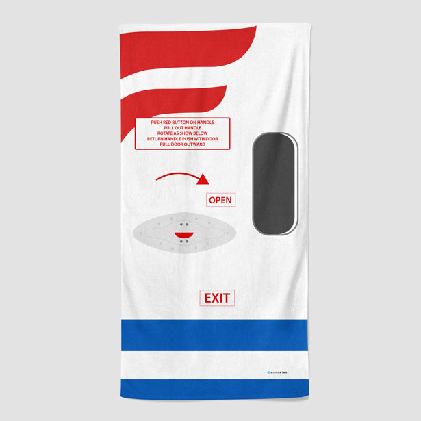 CA Door - Beach Towel airportag.myshopify.com