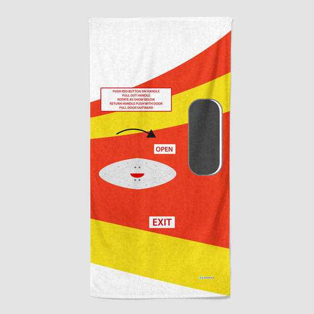 HU Door - Beach Towel airportag.myshopify.com