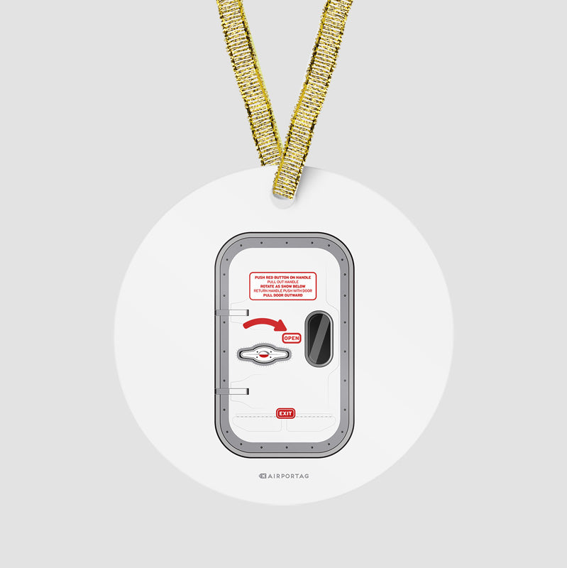 Airplane Door Icon - Ornament