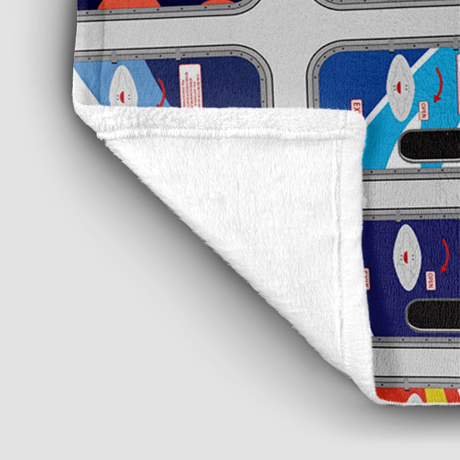 Airplane Doors Pattern - Blanket