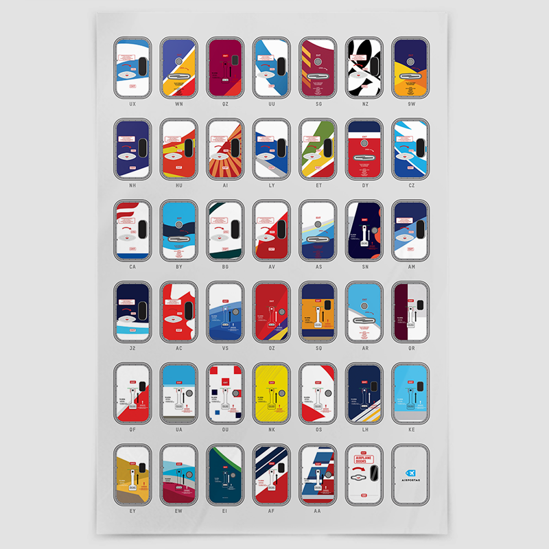 Airplane Doors - Poster