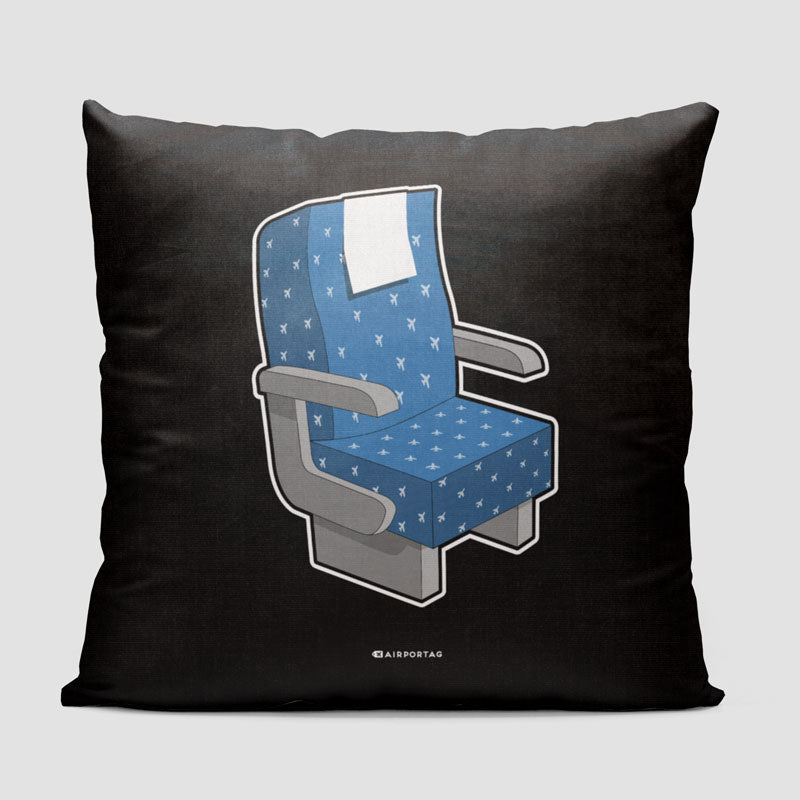 Airplane Seat Isometric - Throw Pillow