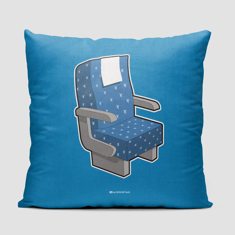 Airplane Seat Isometric - Throw Pillow
