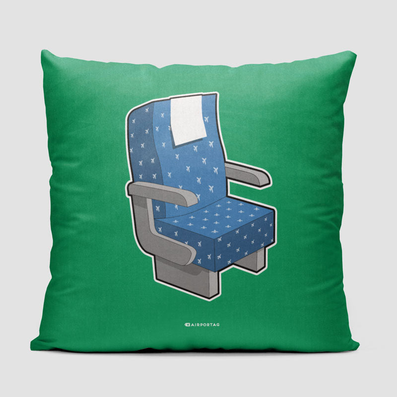 Airplane Seat Isometric - Throw Pillow