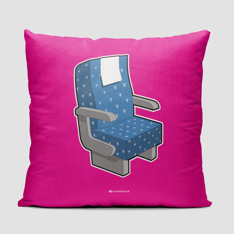 Airplane Seat Isometric - Throw Pillow