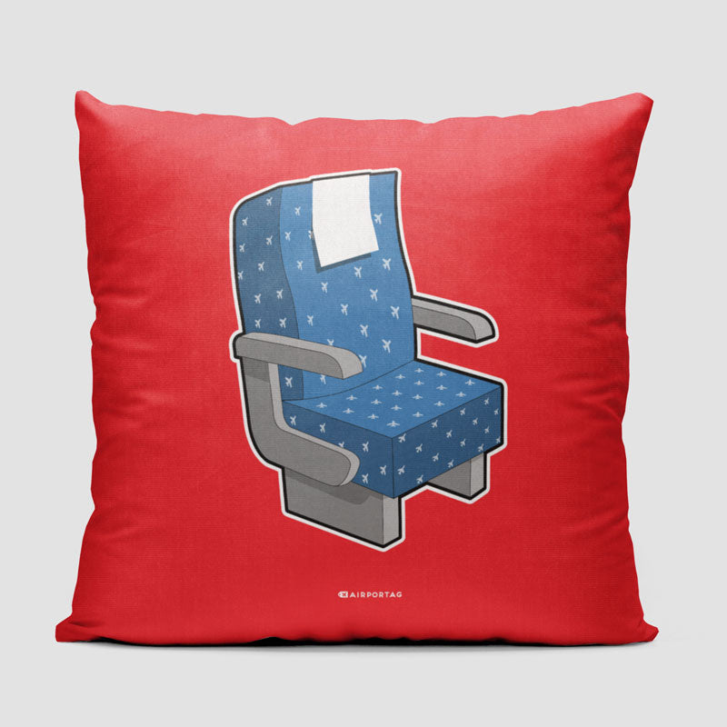 Airplane Seat Isometric - Throw Pillow