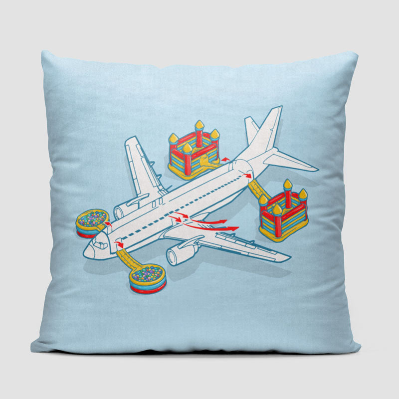 Bouncy Castle - Throw Pillow