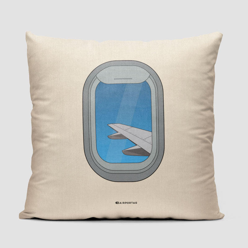 Airplane Window - Throw Pillow