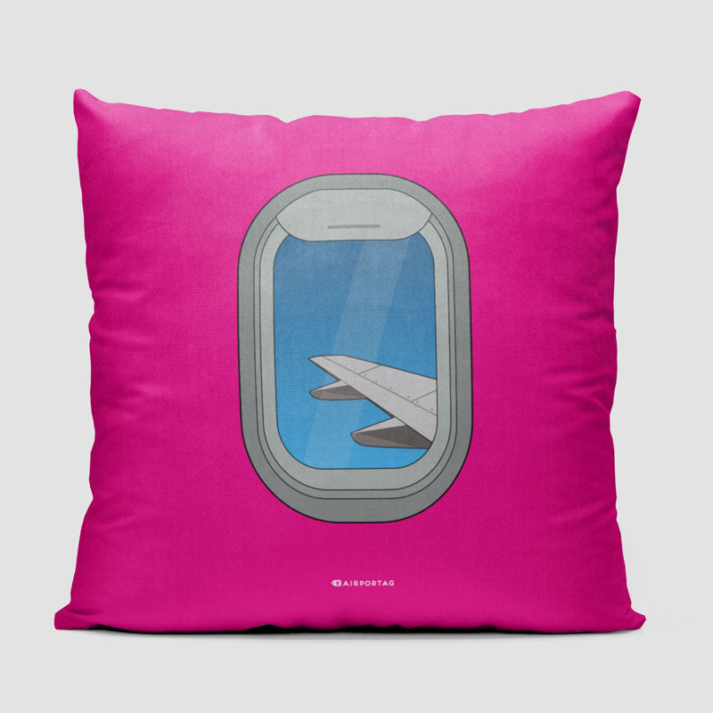 Airplane Window - Throw Pillow