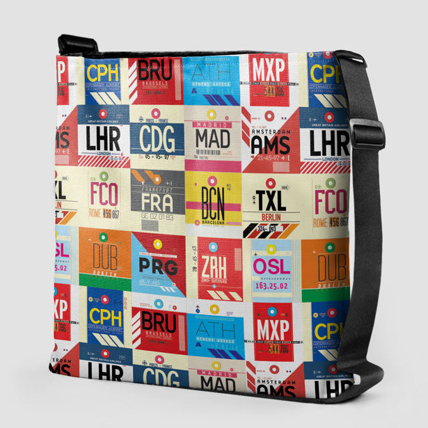 European Airports - Tote Bag - Airportag