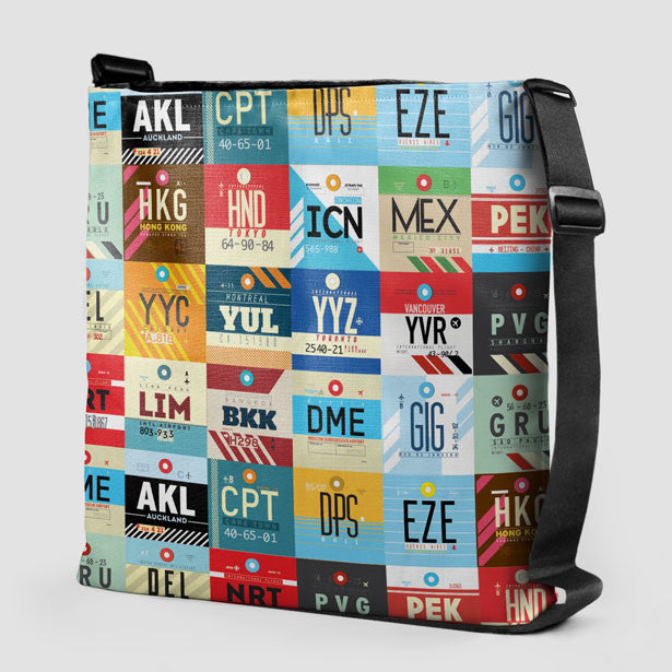 Worldwide Airports - Tote Bag - Airportag