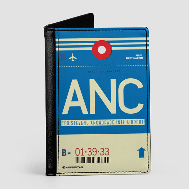 Passport Cover - Ted Stevens Anchorage Airport - IATA code ANC