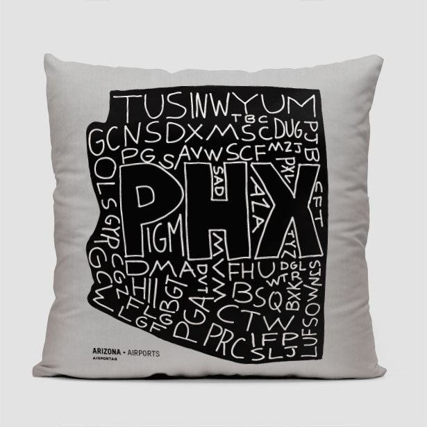 Arizona - Throw Pillow - Airportag