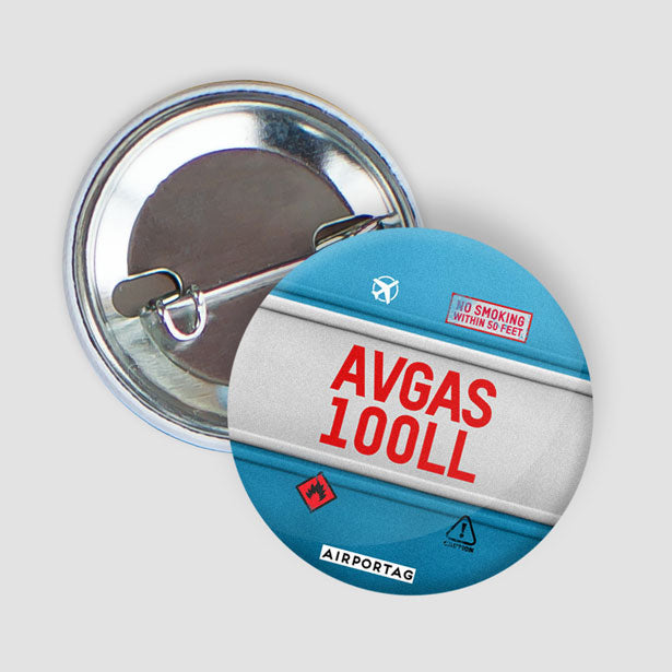 AVGAS 100LL - Button - Airportag