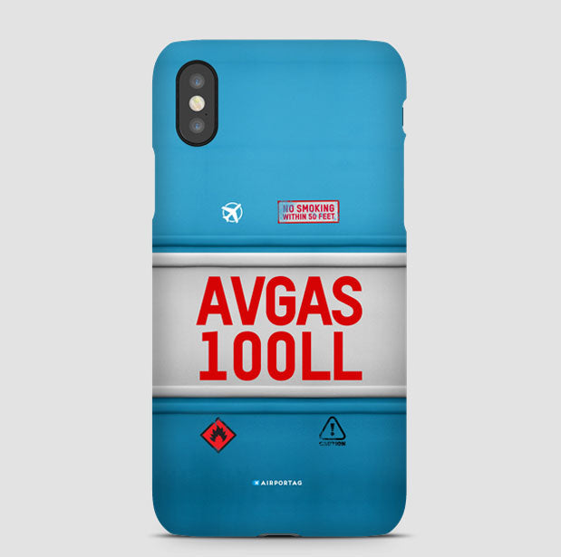 AVGAS 100LL - Phone Case - Airportag