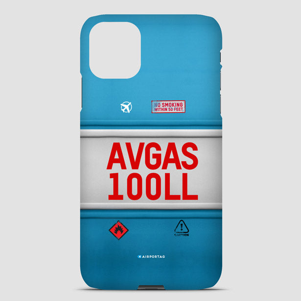 AVGAS 100LL - Phone Case airportag.myshopify.com