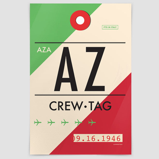 AZ - Poster - Airportag