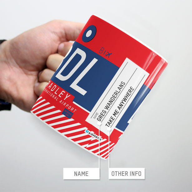 BDL - Mug - Airportag