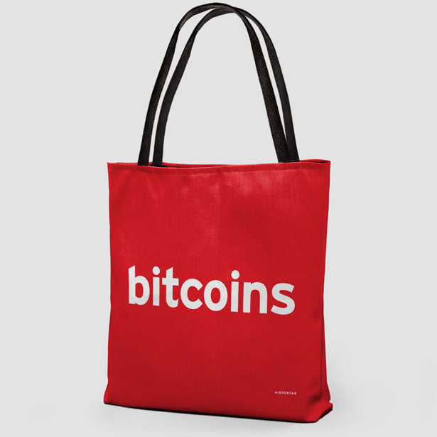 Bitcoins - Tote Bag airportag.myshopify.com